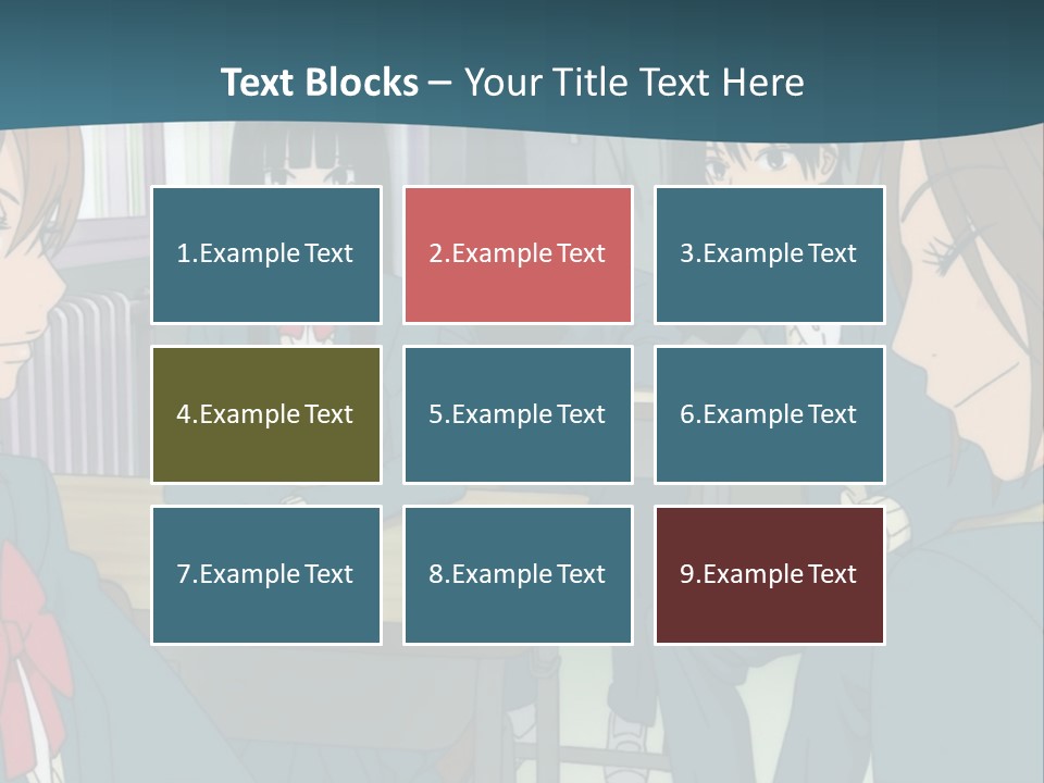 A Group Of People Sitting Around A Table PowerPoint Template