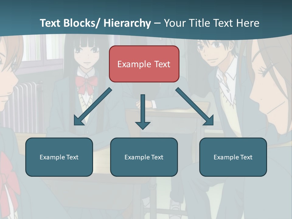 A Group Of People Sitting Around A Table PowerPoint Template