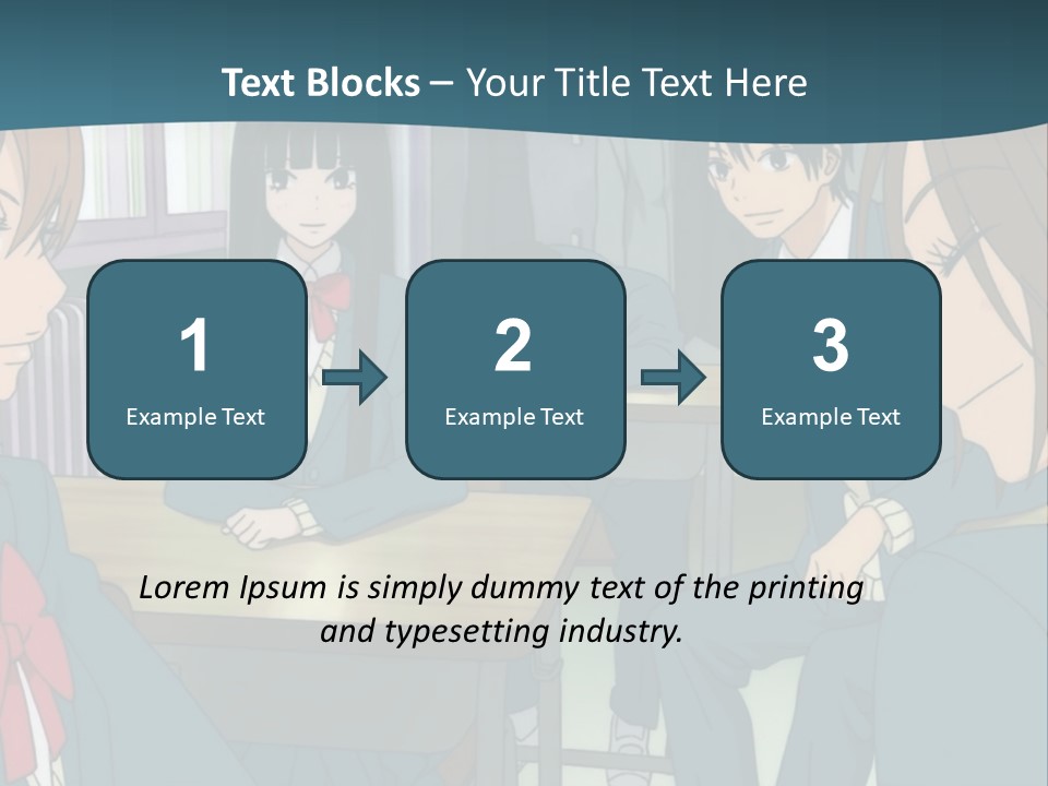 A Group Of People Sitting Around A Table PowerPoint Template