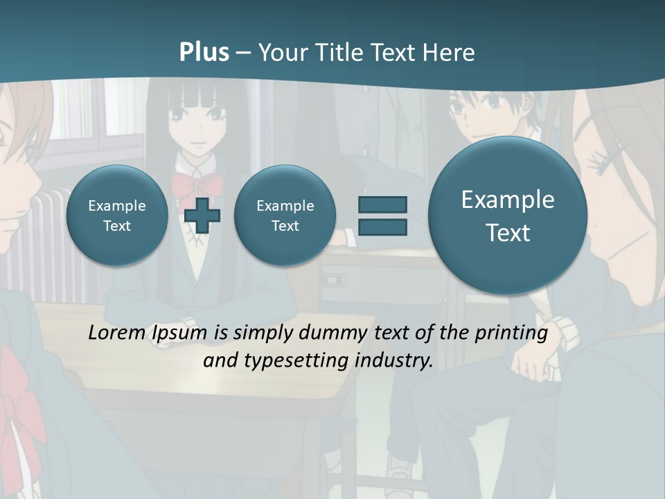 A Group Of People Sitting Around A Table PowerPoint Template