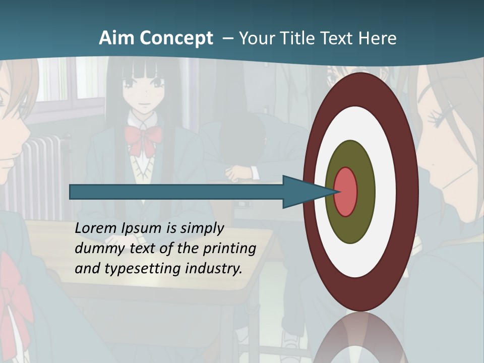 A Group Of People Sitting Around A Table PowerPoint Template