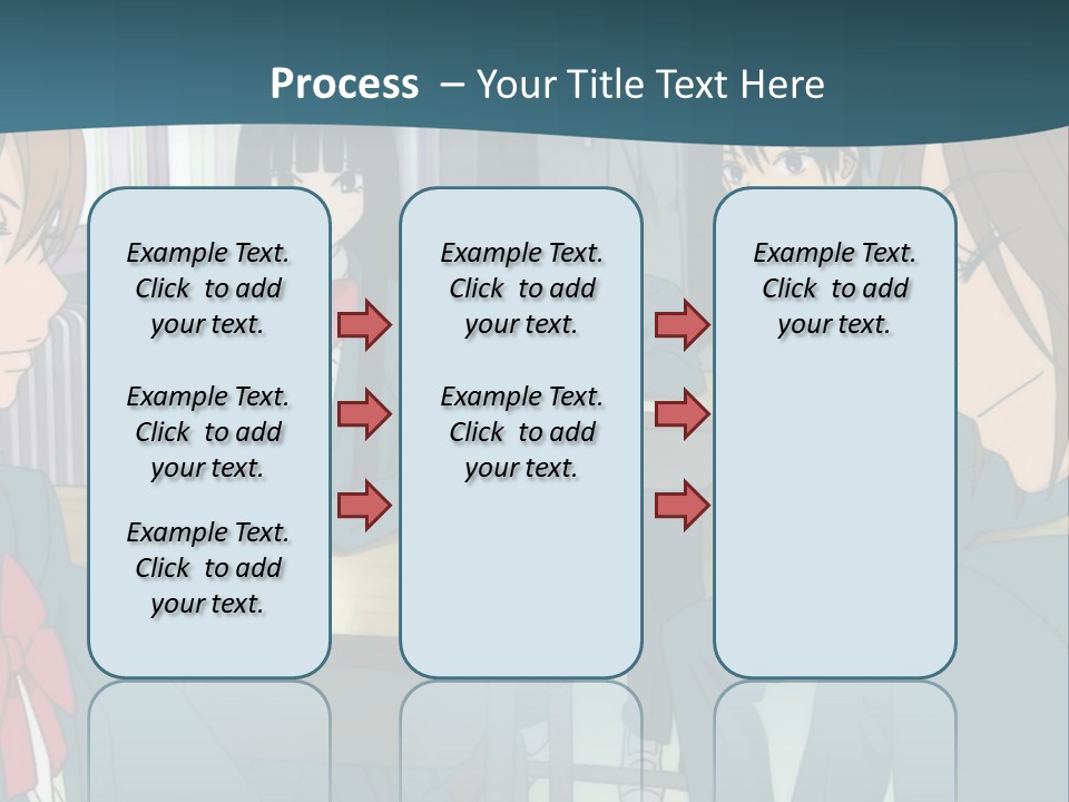 A Group Of People Sitting Around A Table PowerPoint Template