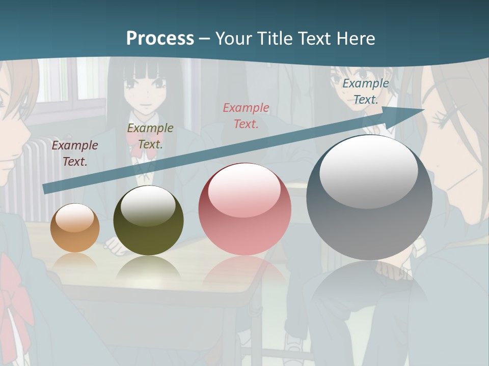 A Group Of People Sitting Around A Table PowerPoint Template