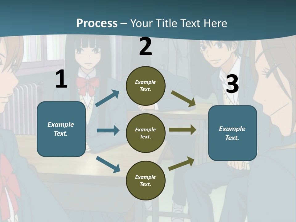 A Group Of People Sitting Around A Table PowerPoint Template