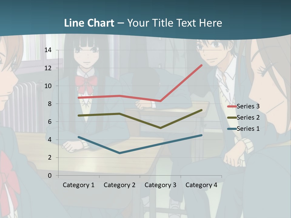 A Group Of People Sitting Around A Table PowerPoint Template