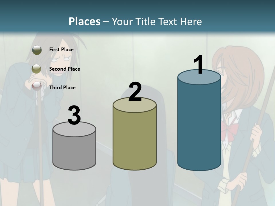 A Couple Of People Standing Next To Each Other PowerPoint Template