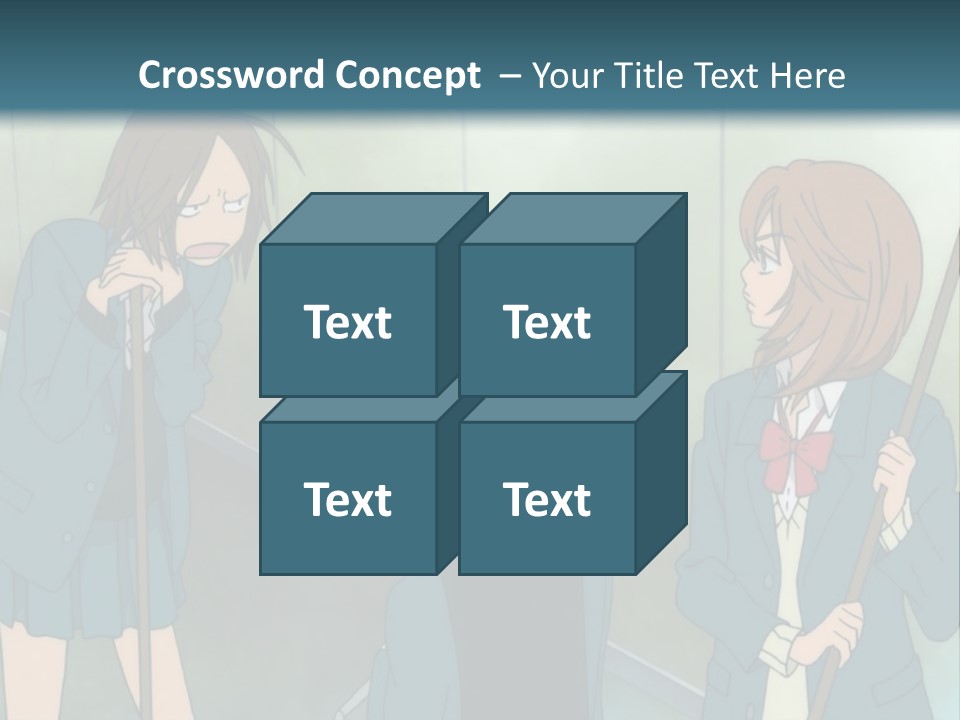 A Couple Of People Standing Next To Each Other PowerPoint Template