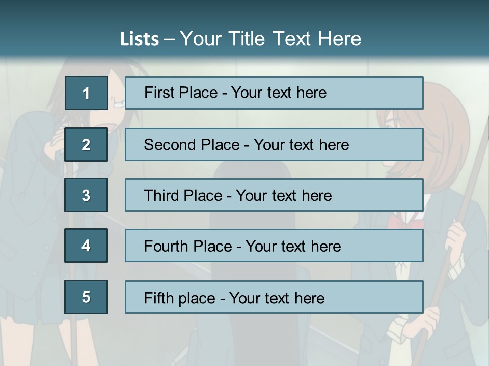 A Couple Of People Standing Next To Each Other PowerPoint Template