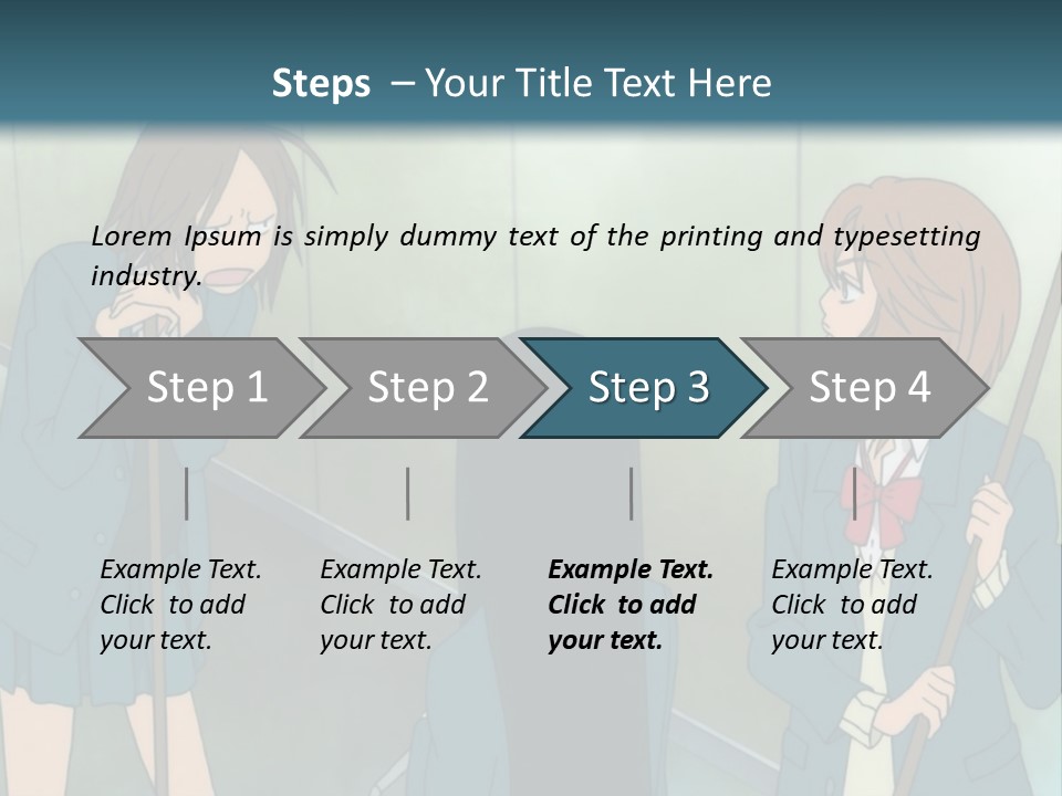 A Couple Of People Standing Next To Each Other PowerPoint Template