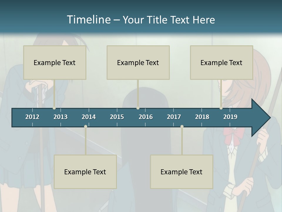 A Couple Of People Standing Next To Each Other PowerPoint Template