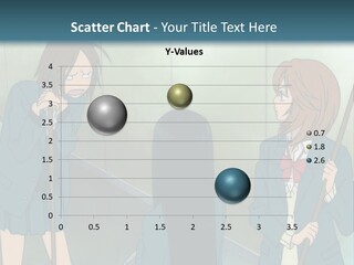 A Couple Of People Standing Next To Each Other PowerPoint Template