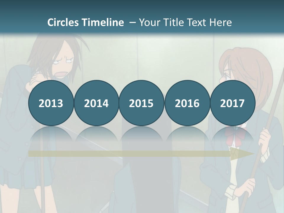 A Couple Of People Standing Next To Each Other PowerPoint Template