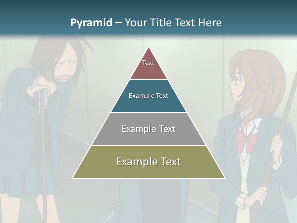 A Couple Of People Standing Next To Each Other PowerPoint Template