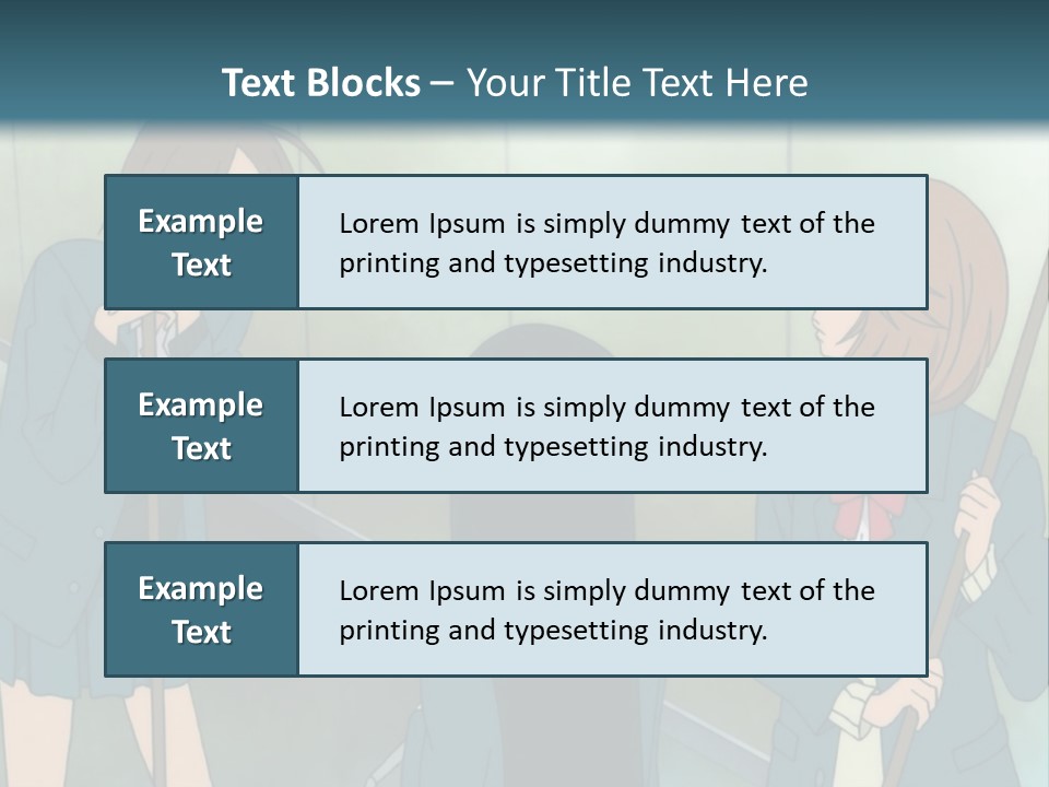 A Couple Of People Standing Next To Each Other PowerPoint Template