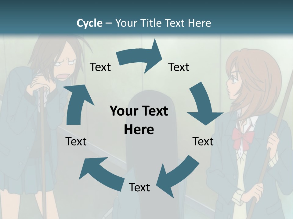 A Couple Of People Standing Next To Each Other PowerPoint Template