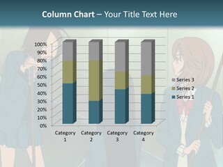 A Couple Of People Standing Next To Each Other PowerPoint Template