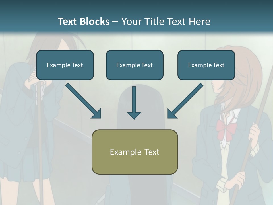 A Couple Of People Standing Next To Each Other PowerPoint Template