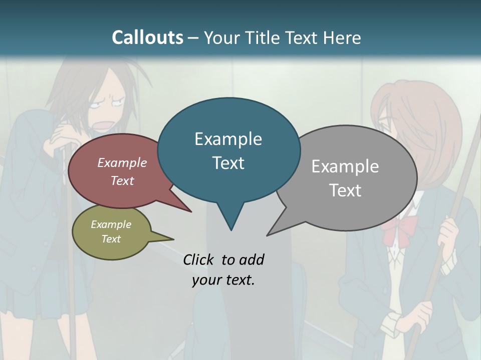 A Couple Of People Standing Next To Each Other PowerPoint Template