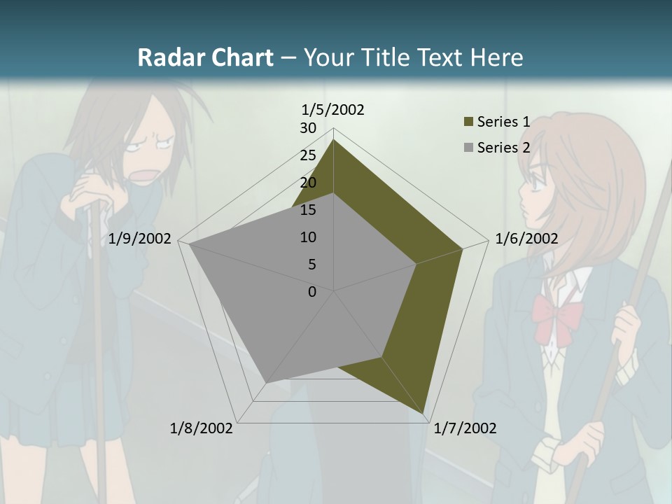 A Couple Of People Standing Next To Each Other PowerPoint Template