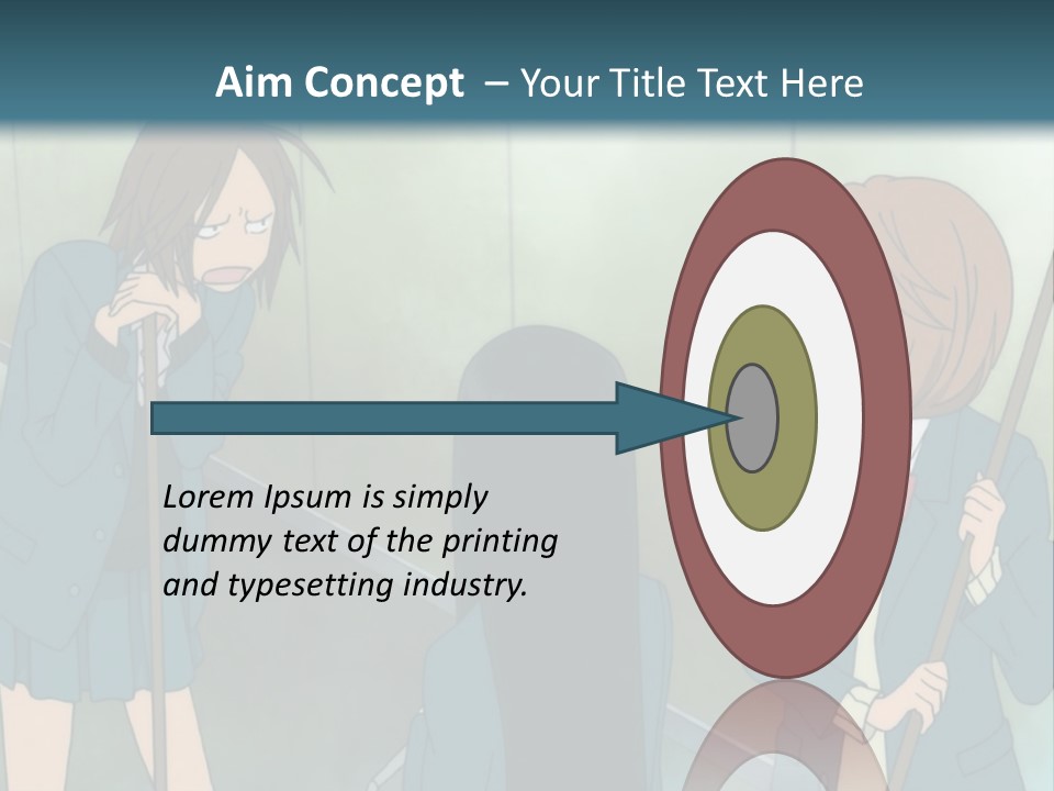 A Couple Of People Standing Next To Each Other PowerPoint Template