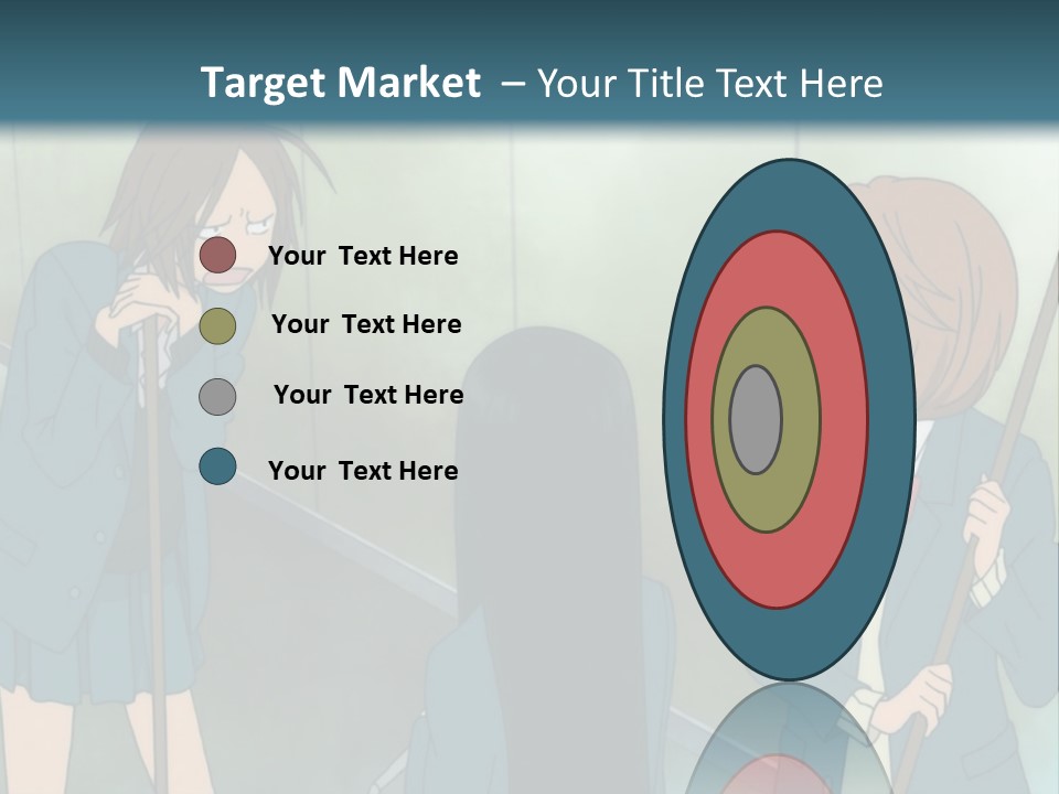 A Couple Of People Standing Next To Each Other PowerPoint Template