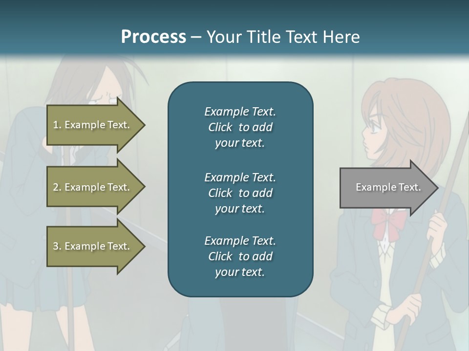 A Couple Of People Standing Next To Each Other PowerPoint Template