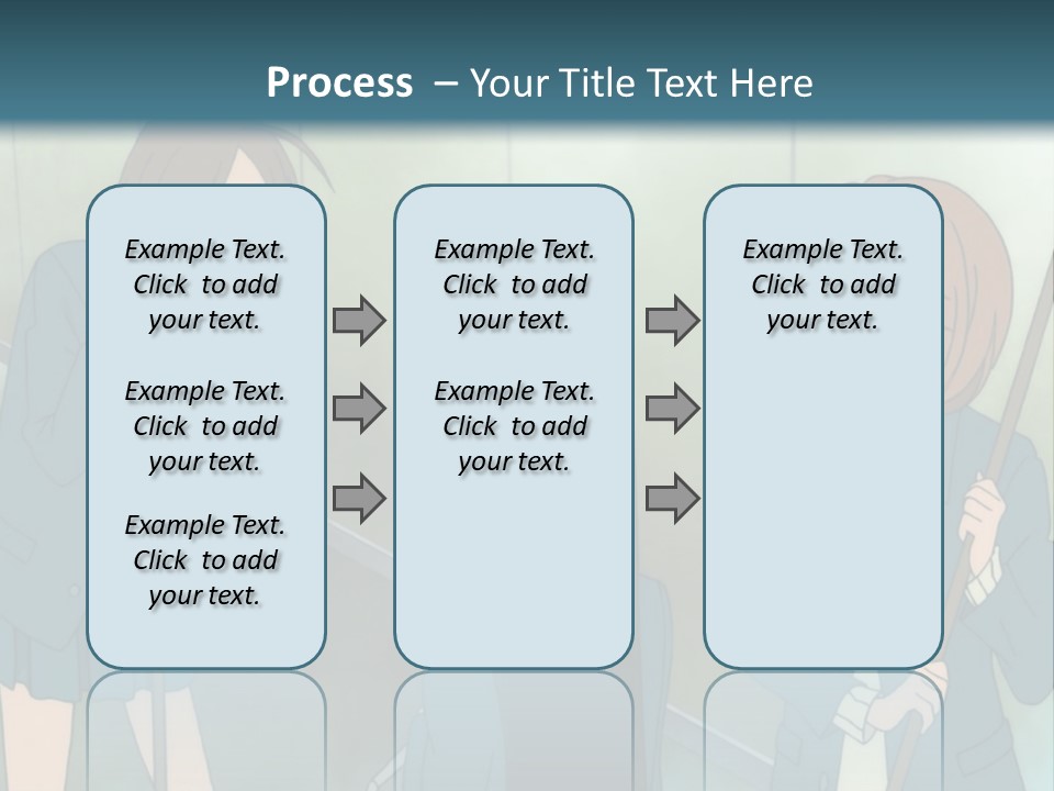 A Couple Of People Standing Next To Each Other PowerPoint Template