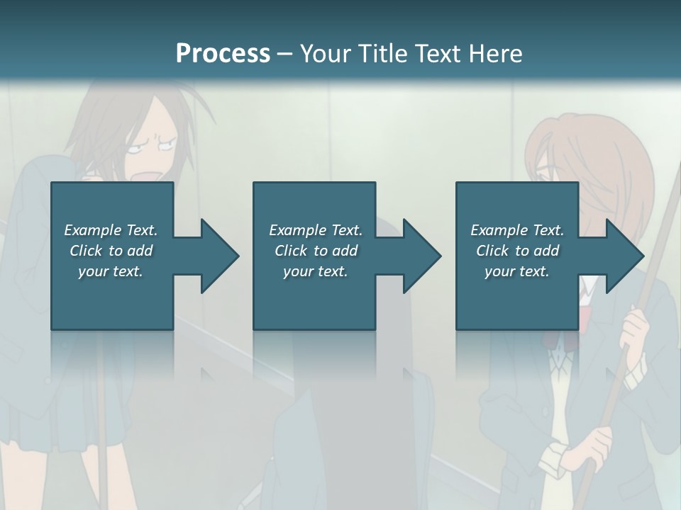 A Couple Of People Standing Next To Each Other PowerPoint Template