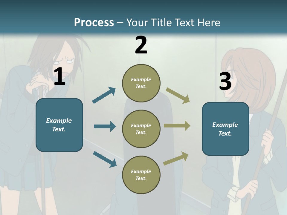 A Couple Of People Standing Next To Each Other PowerPoint Template
