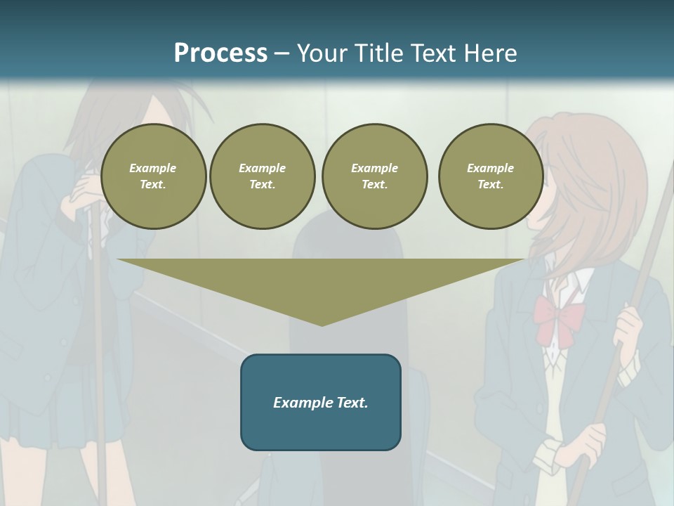 A Couple Of People Standing Next To Each Other PowerPoint Template