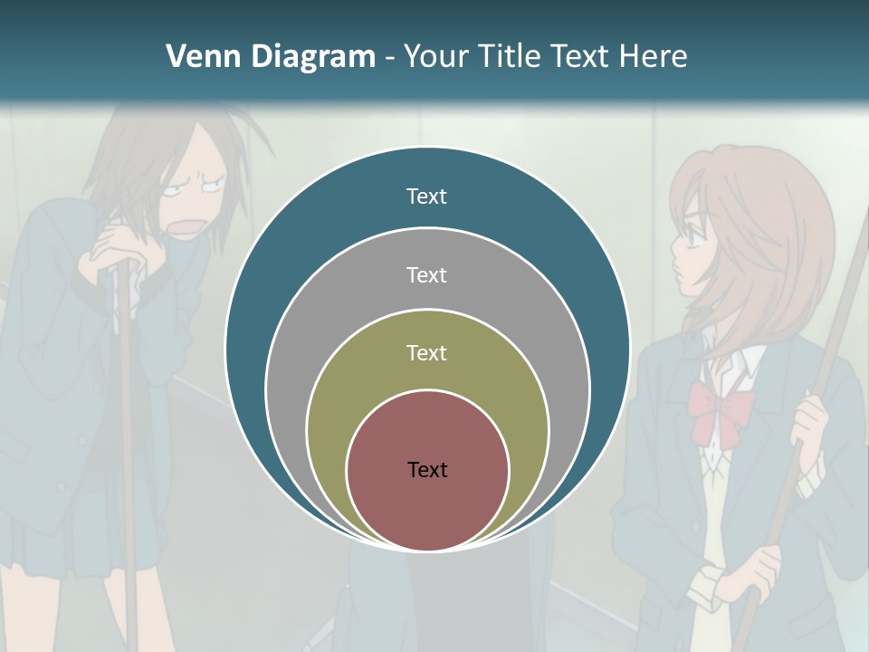 A Couple Of People Standing Next To Each Other PowerPoint Template