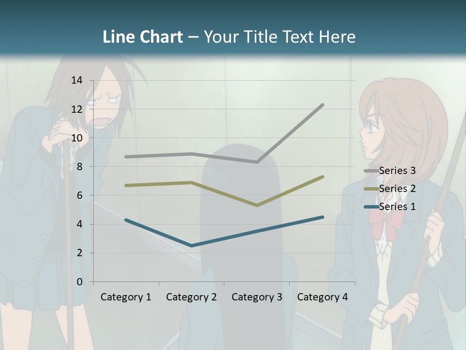 A Couple Of People Standing Next To Each Other PowerPoint Template