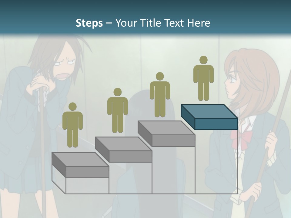 A Couple Of People Standing Next To Each Other PowerPoint Template