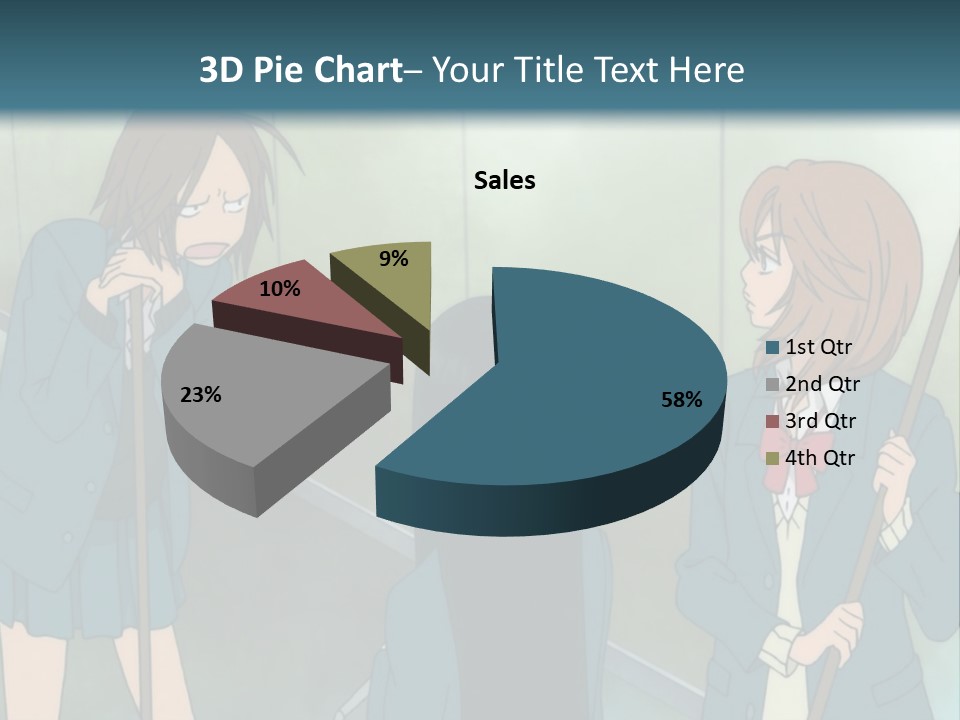 A Couple Of People Standing Next To Each Other PowerPoint Template