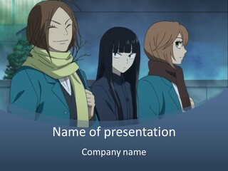 A Group Of People Standing Next To Each Other PowerPoint Template