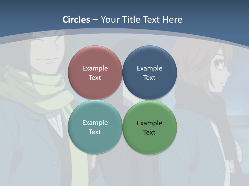 A Group Of People Standing Next To Each Other PowerPoint Template