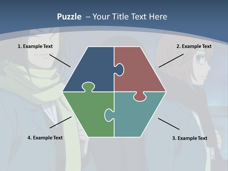 A Group Of People Standing Next To Each Other PowerPoint Template