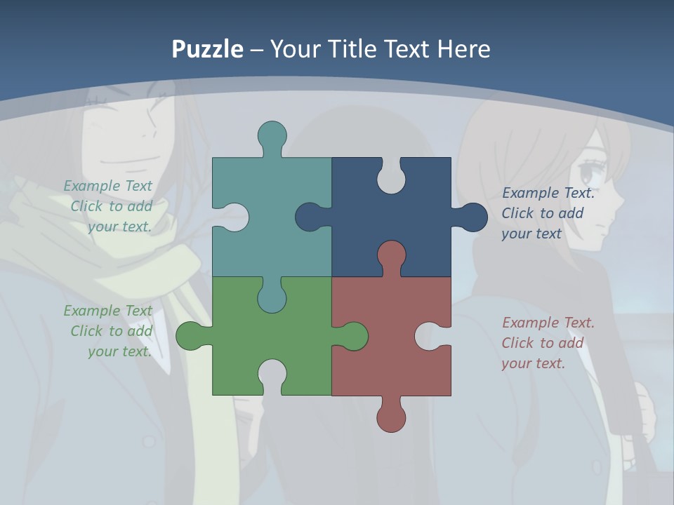 A Group Of People Standing Next To Each Other PowerPoint Template