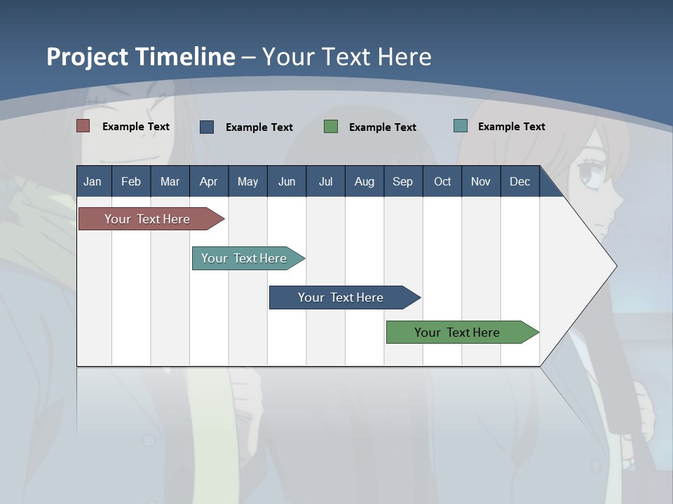 A Group Of People Standing Next To Each Other PowerPoint Template