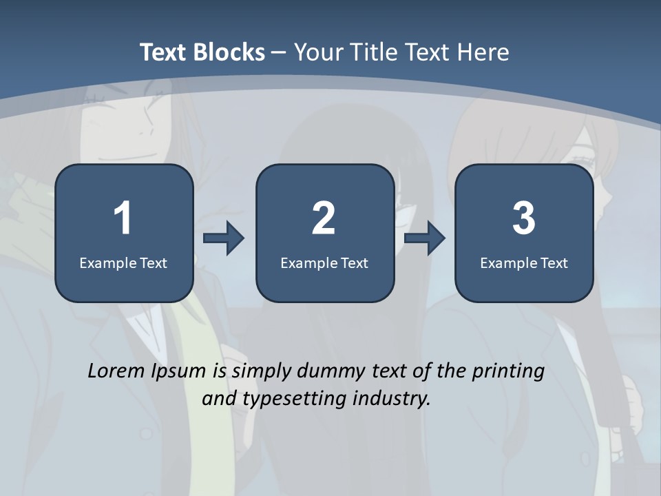 A Group Of People Standing Next To Each Other PowerPoint Template
