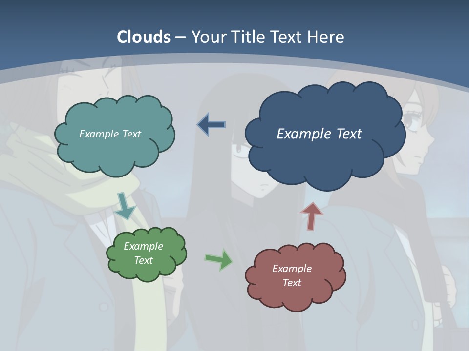A Group Of People Standing Next To Each Other PowerPoint Template