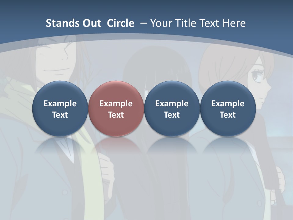 A Group Of People Standing Next To Each Other PowerPoint Template