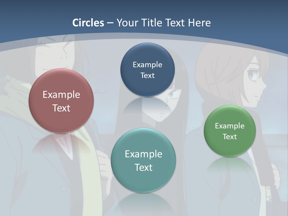 A Group Of People Standing Next To Each Other PowerPoint Template