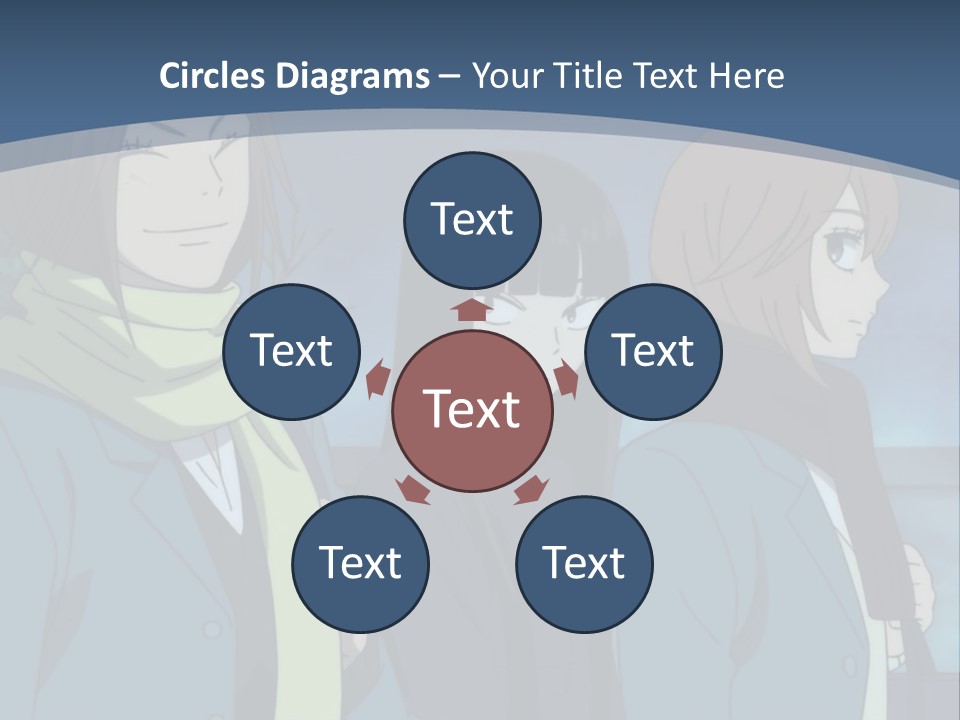 A Group Of People Standing Next To Each Other PowerPoint Template