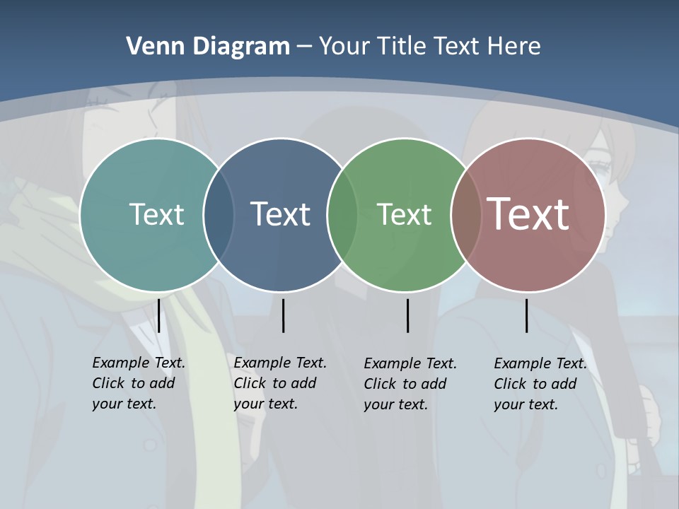 A Group Of People Standing Next To Each Other PowerPoint Template