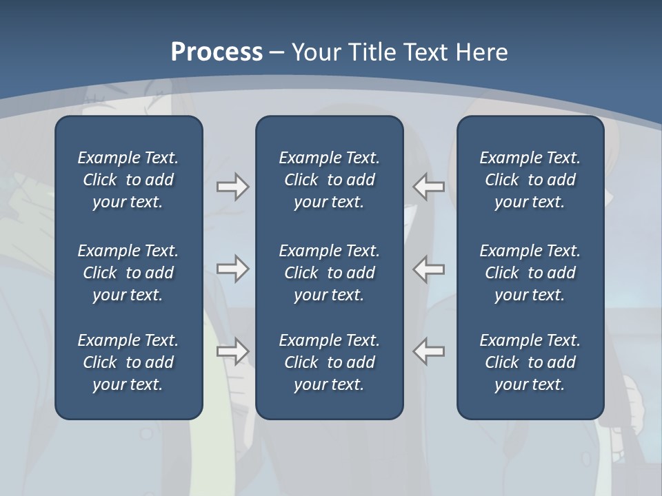 A Group Of People Standing Next To Each Other PowerPoint Template