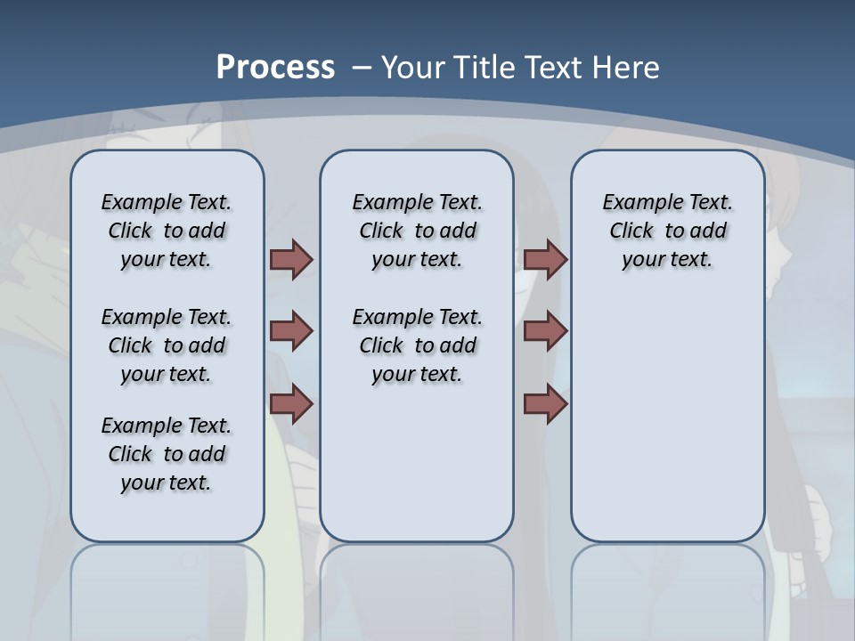 A Group Of People Standing Next To Each Other PowerPoint Template
