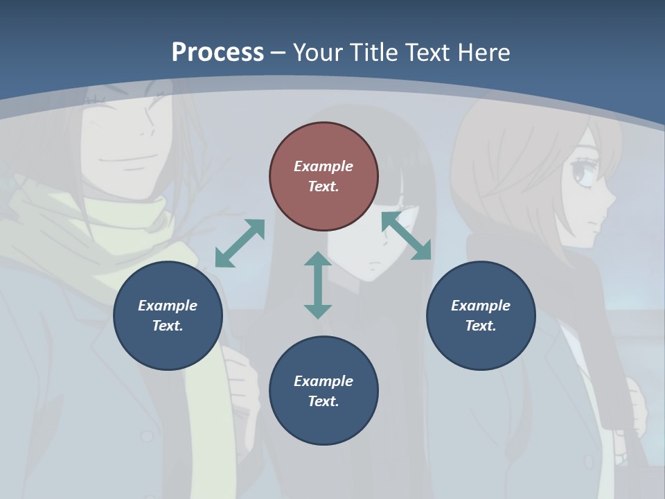 A Group Of People Standing Next To Each Other PowerPoint Template