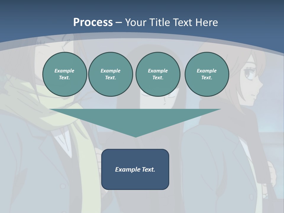 A Group Of People Standing Next To Each Other PowerPoint Template