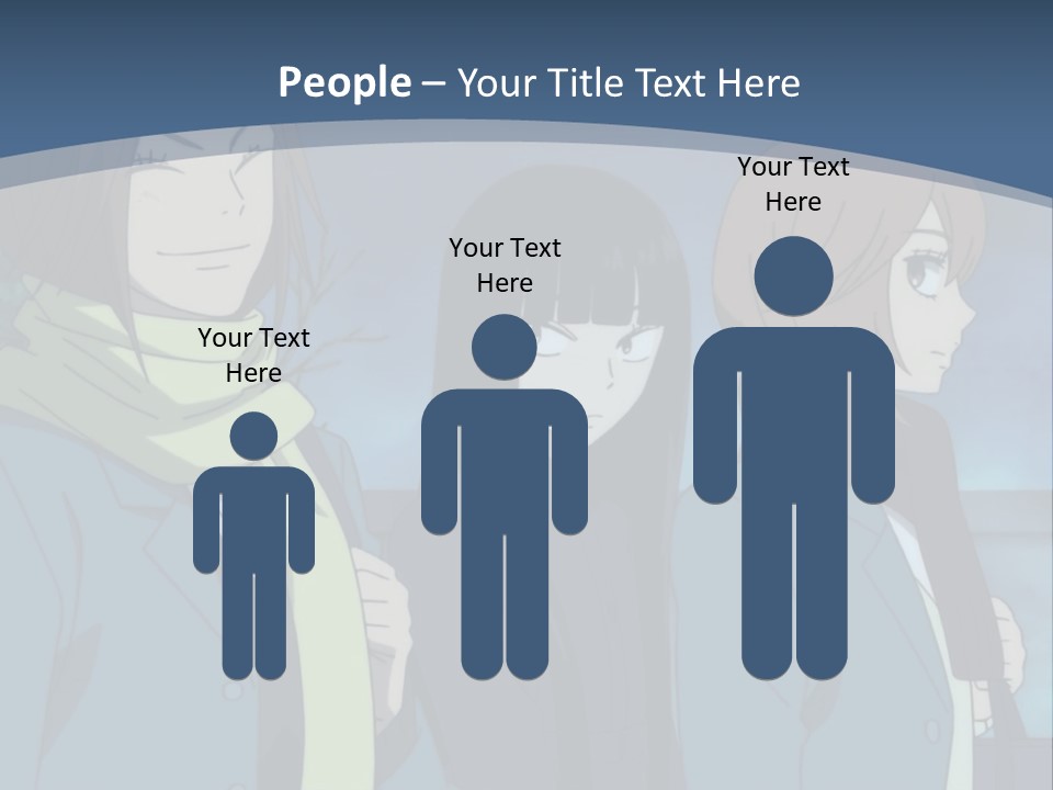 A Group Of People Standing Next To Each Other PowerPoint Template